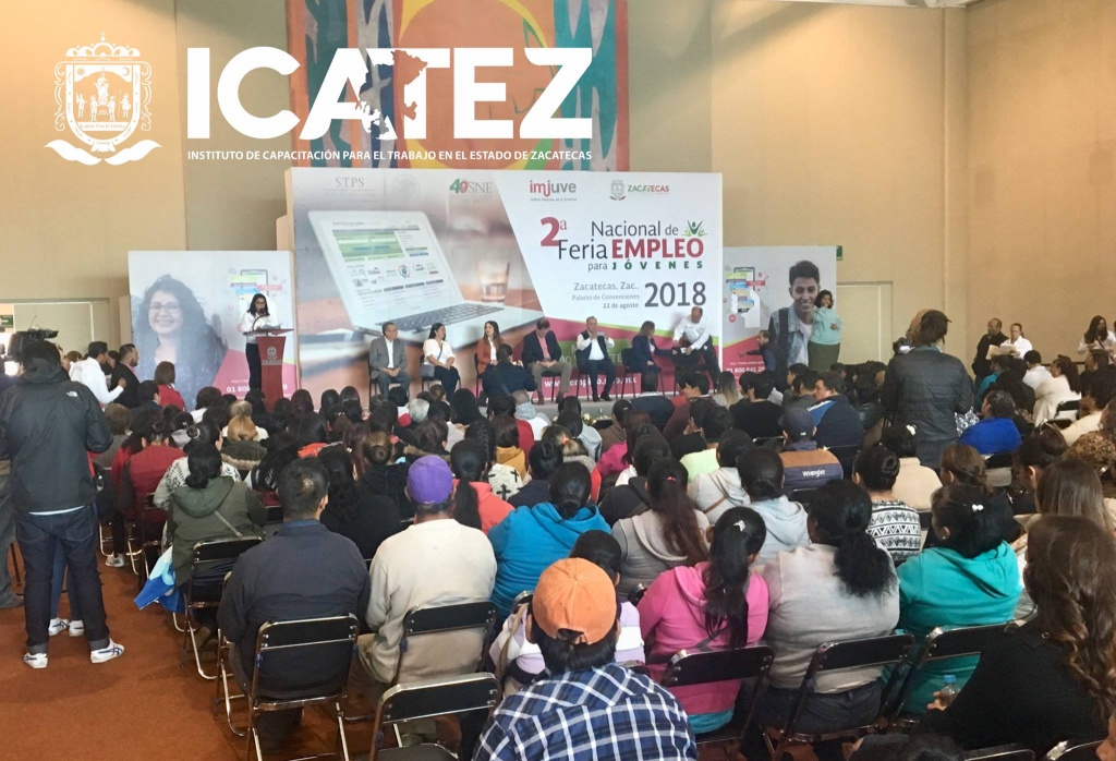 Participa ICATEZ en la Segunda Feria Nacional del Empleo