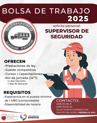 SUPERVISOR DE SEGURIDAD