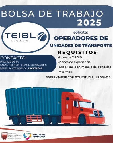 OPERADOR DE TRANSPORTE