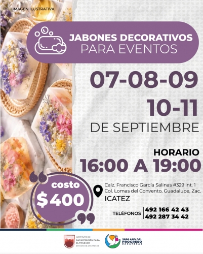 JABONES PARA EVENTOS