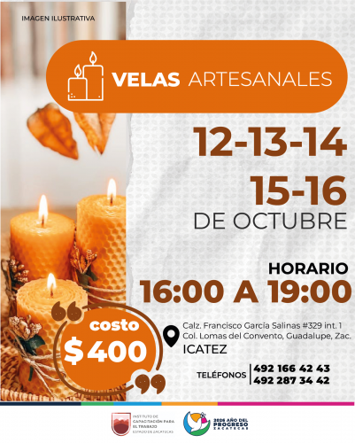 VELAS ARTESANALES-OCTUBRE