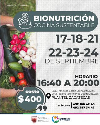 BIONUTRICIÓN COCINA SUSTENTABLE