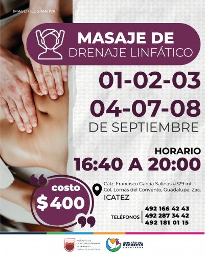 MASAJE DE DRENAJE LINFÁTICO SEPTIEMBRE MASAJE DE DRENAJE LINFÁTICO SEPTIEMBRE