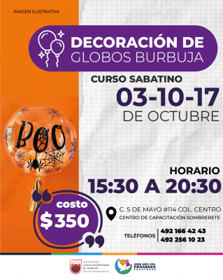 DECORACIÓN DE GLOBOS BURBUJA-OCT DECORACIÓN DE GLOBOS BURBUJA-OCT