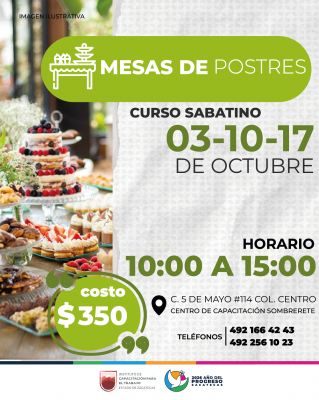 MESAS DE POSTRES OCTUBRE MESAS DE POSTRES OCTUBRE