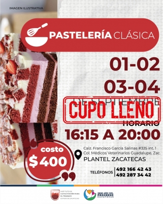 PASTELERÍA CLÁSICA