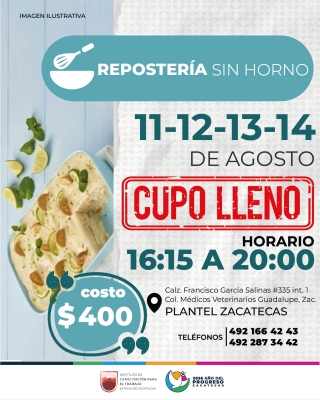 REPOSTERÍA SIN HORNO
