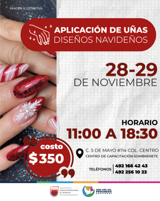 UÑAS NAVIDEÑAS NOV UÑAS NAVIDEÑAS NOV