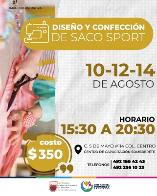 SACO SPORT -AGOSTO